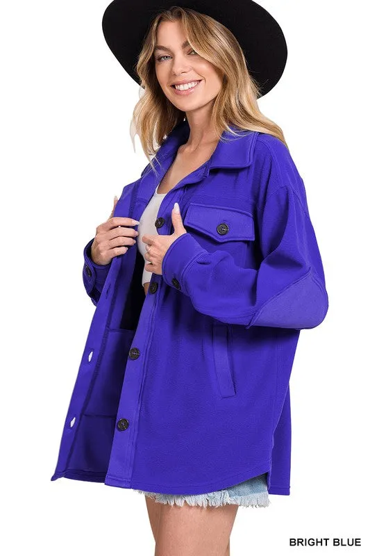 Basic Fleece Shacket