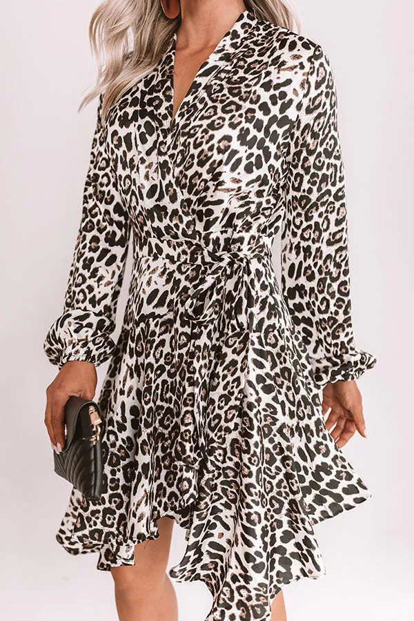 Leopard Lovin' Wrap Dress