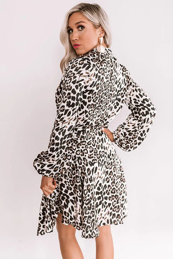 Leopard Lovin' Wrap Dress