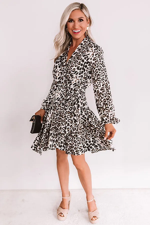 Leopard Lovin' Wrap Dress