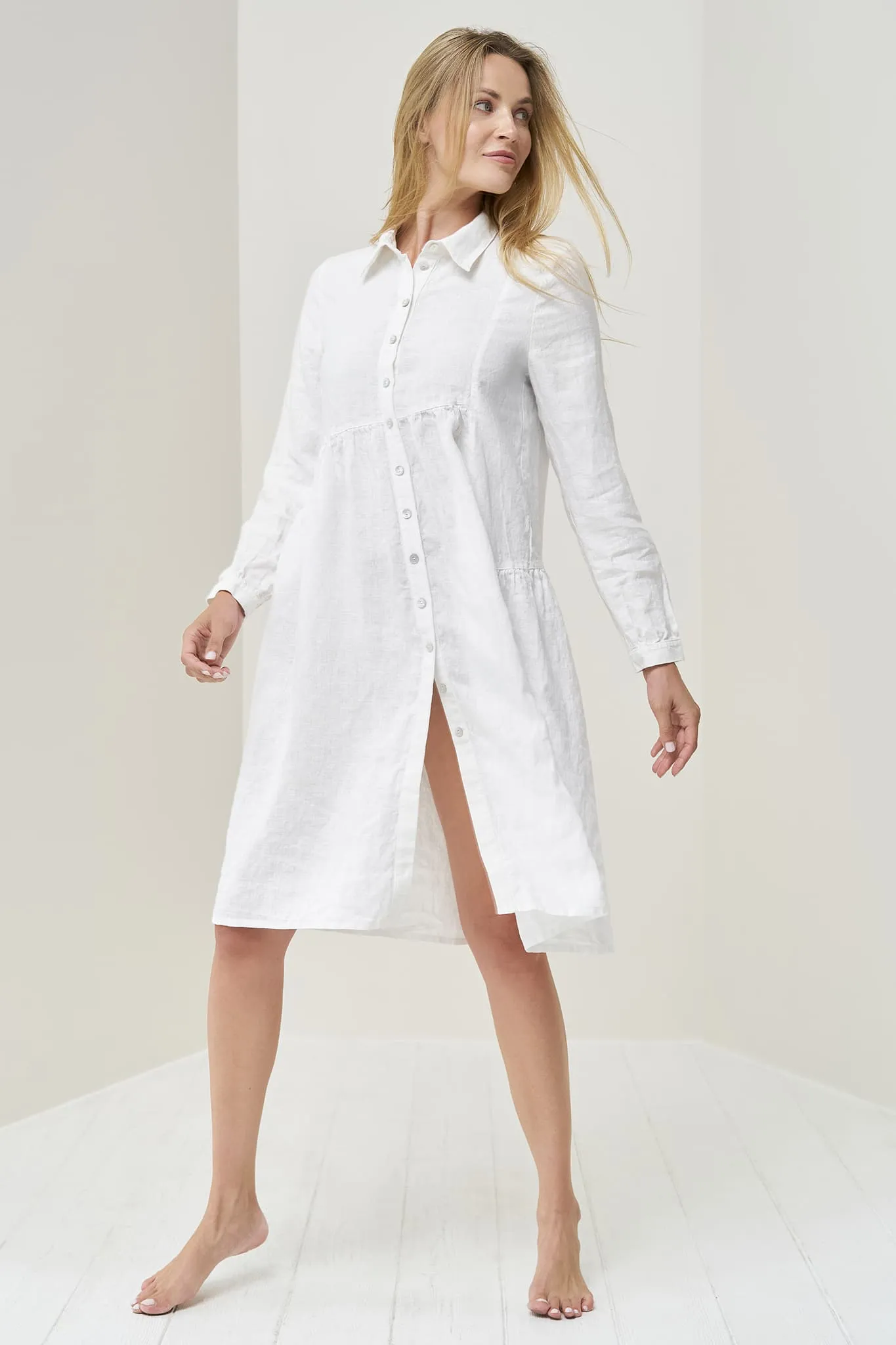 Long sleeves linen dress Magi