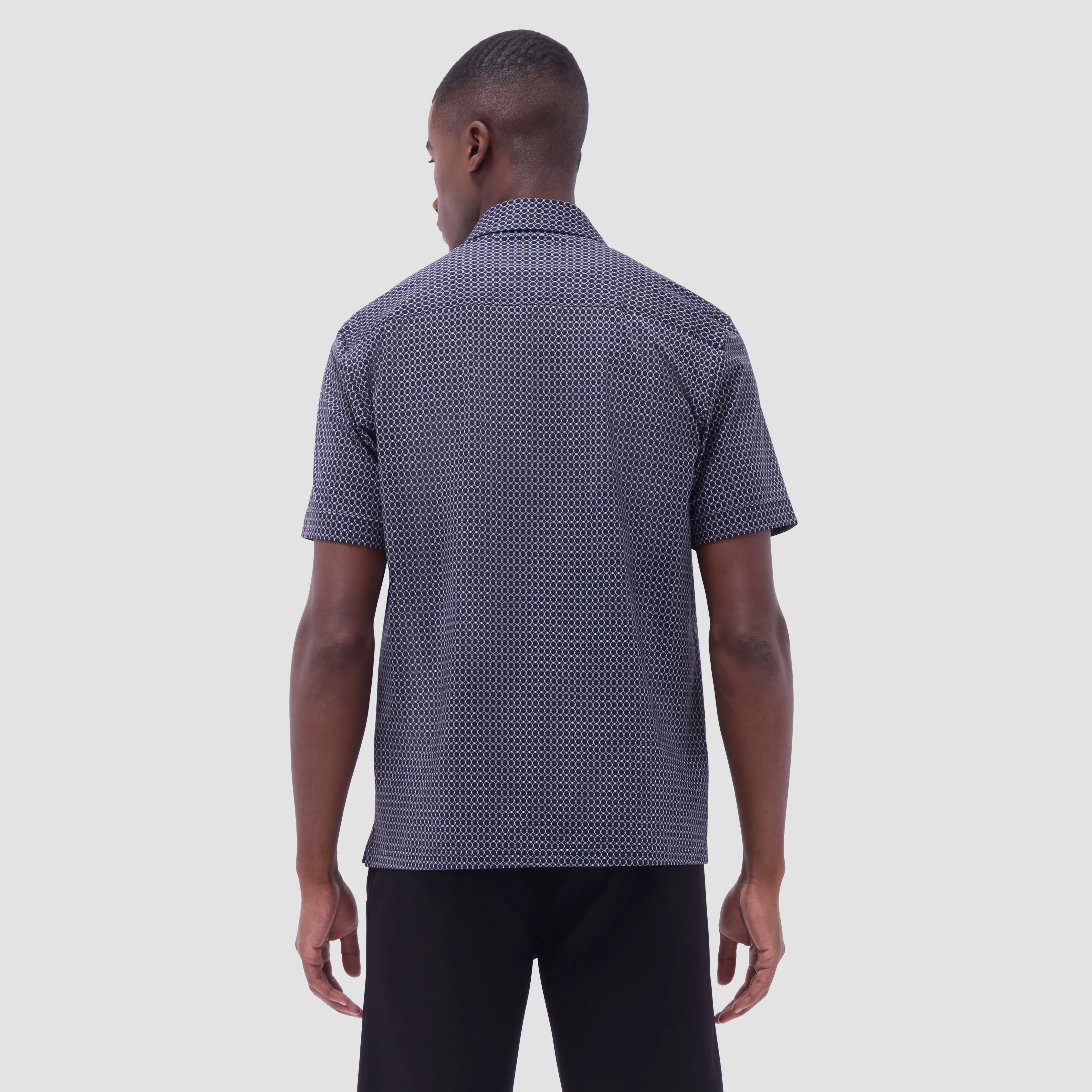 Milo Geometric Hexagon OoohCotton Short-Sleeve Shirt