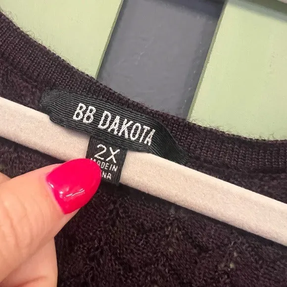 NWT BB Dakota Sweater Dress Coverup