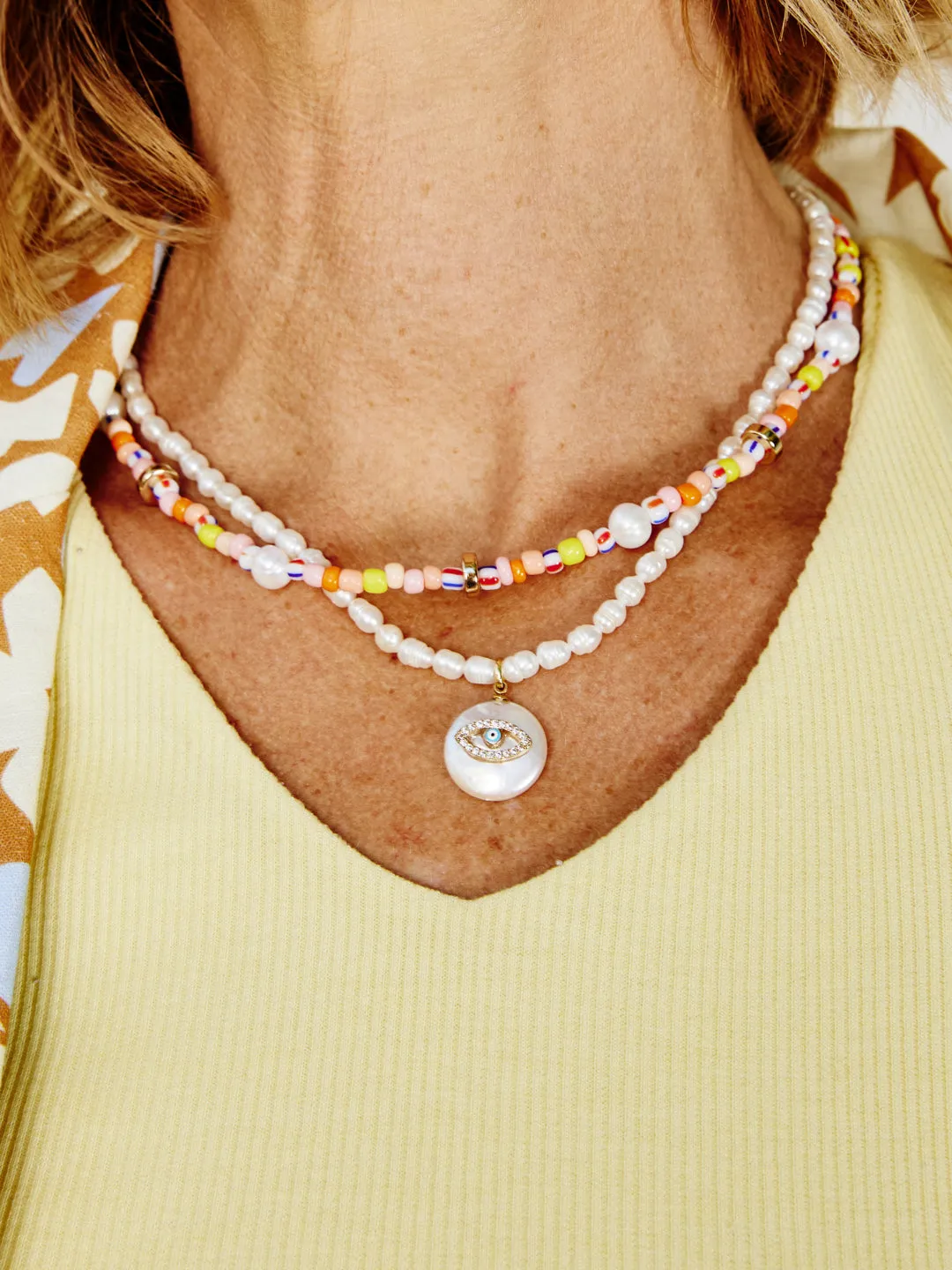 Racer Rib Top - Lemon