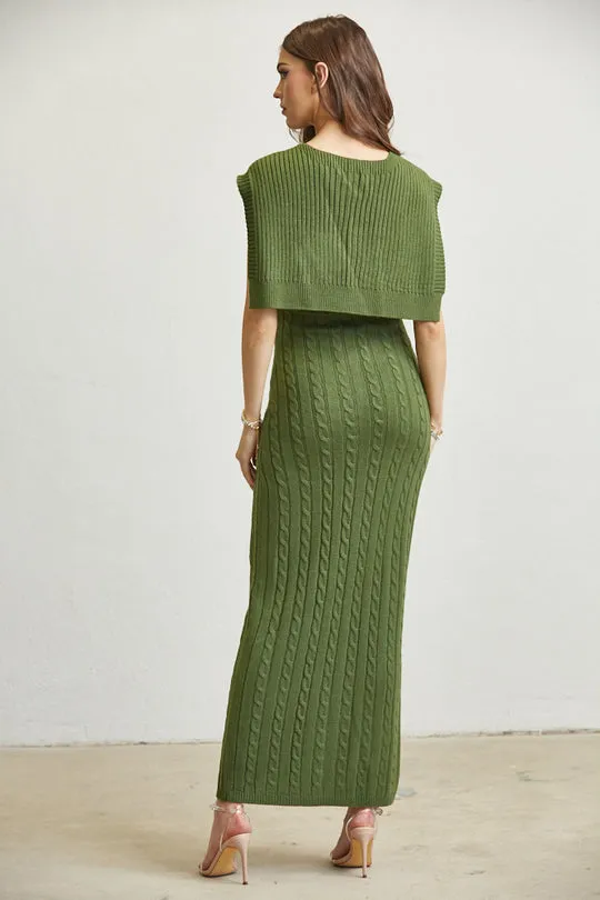 Sleeveless Knit Dress & Maxi Sweater Dress from Rose Paulino