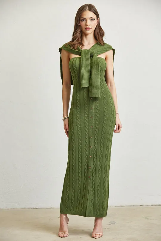 Sleeveless Knit Dress & Maxi Sweater Dress from Rose Paulino
