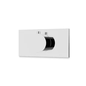 Square   Round Thermostat Trim Kit with Letterbox Plate